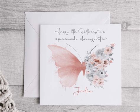 Personalised 16th Birthday Card Daughter Born In 2005 Etsy