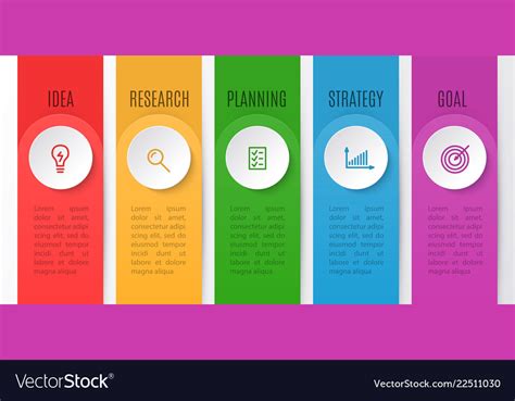 Infographics Chart For Business Creative Concept Vector Image