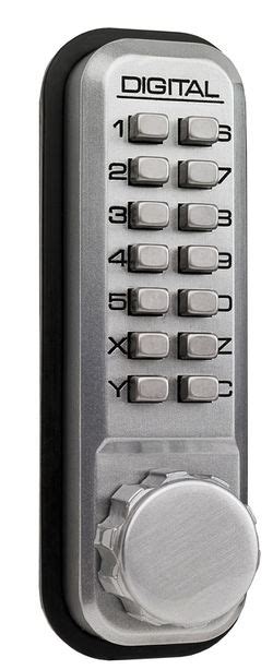 Lockey Keypad Lock And Exit Push Bar By Gate Control Gear