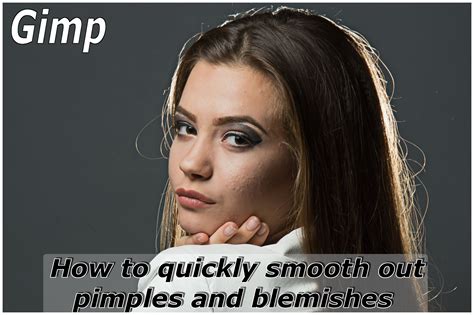 An Easy Way To Smooth Out Blemishes Like Pimples And Acne On A Face