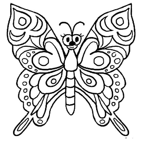Drawing Of Butterfly For Coloring PeepsBurgh
