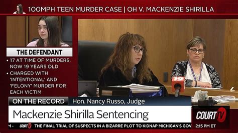 judge sentences mackenzie shirilla to 15 to life in fatal 2022 crash court tv video