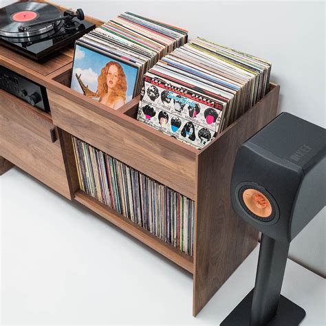 Unison 52″ Record Stand | Record storage, Vinyl record storage, Record room
