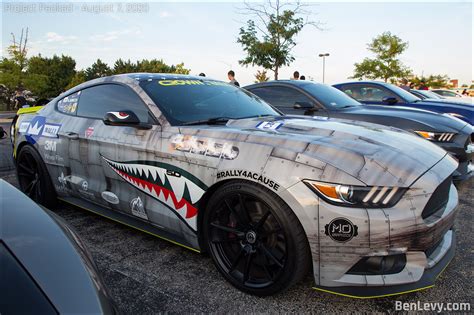 Ford Mustang Gt With Crown Rally Wrap