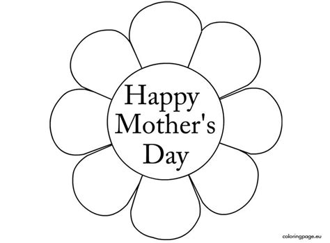 If mom likes flowers, this printable is sure to be a hit! Happy mother's day | Mothers day card template, Mother's ...