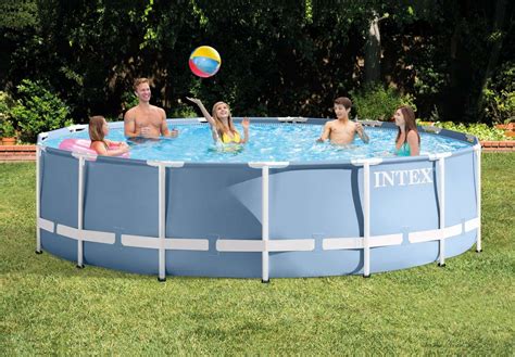 Intex Round Big Outdoor Swimming Pool Buy Online Best Prices Safe