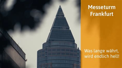 Der Frankfurter Messeturm Erstrahlt Im Neuen Glanz YouTube