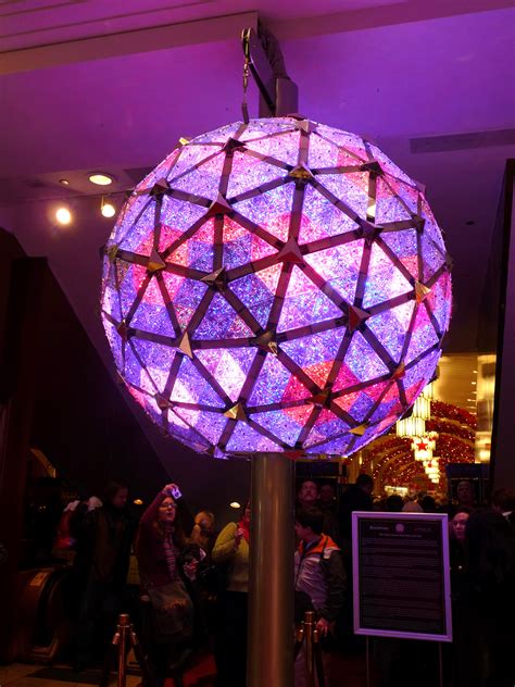 Weekly Comment:Times Square's Waterford Crystal New Year's ... From a distance, the ball looks tiny, miniature.