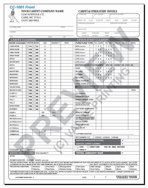 Flooring Invoice Template Guiaubuntupt Intended For Carpet