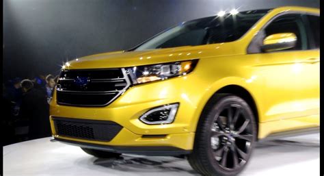2015 Ford Edge Debut In 200 Photos Standard Ecoboost Better