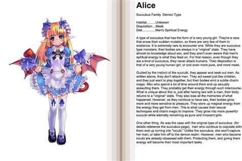 Alice Monster Girl Encyclopedia Drawn By Kenkou Cross Danbooru