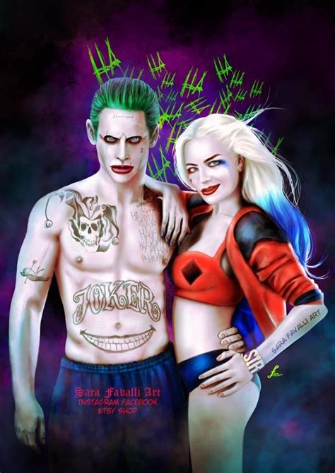 I have seen harley quinn and joker together so many times in batman: ArtStation - Joker and Harley Quinn Suicide Squad 2016 ...