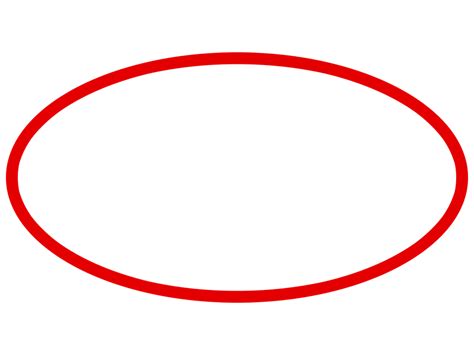 Oval Outline Png Download Free Png Images