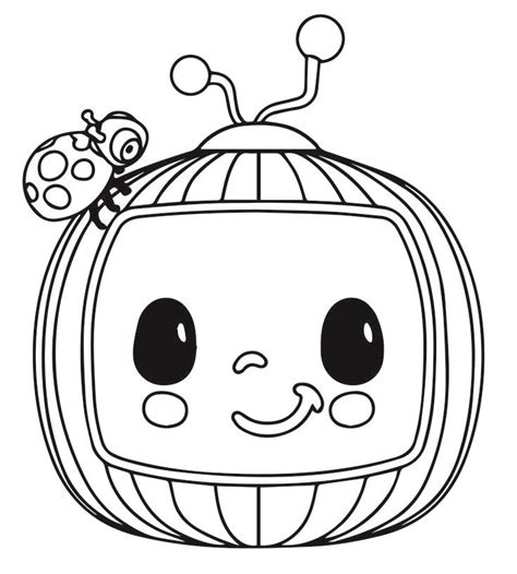 Logo Cocomelon 1 Coloring Page Free Printable Coloring Pages For Kids