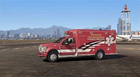 2017 Ford F450 Superduty Single Cab Ambulance Fivem Nonels 100a