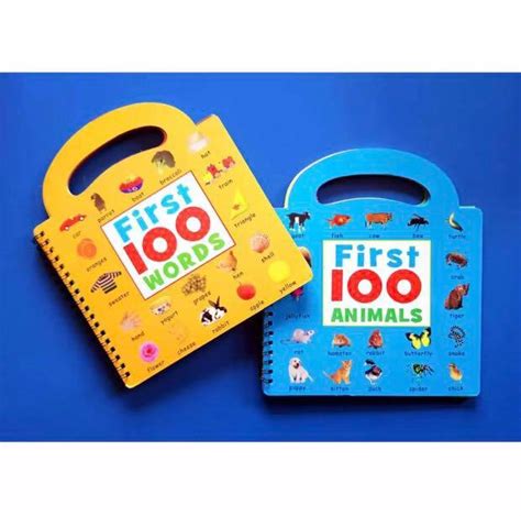 First 100 Wordsfirst 100 Animals Books Set Hobbies And Toys Books