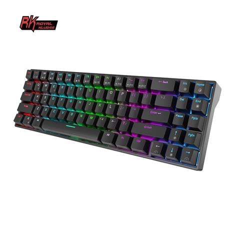 Royal Kludge Rk71 Dualtri Mode Mechanical Keyboard 71 Keys With Rgb