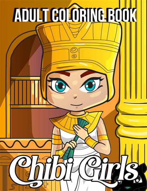 buy chibi girls coloring book an adult colouring book with fun anime characters adorable manga