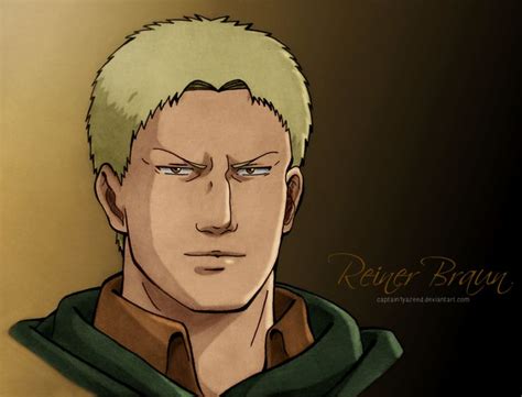 Reiner Braun By Captain1yazeed On Deviantart Attack On Titan Braun