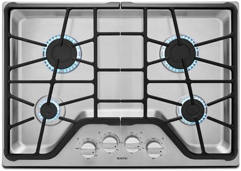 Stove png images, electric stove png. Maytag MGC7430DS 30 Inch Gas Cooktop with 4 Sealed Burners ...