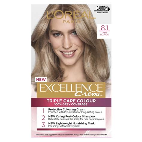 L Oréal Paris Excellence Creme Permanent Hair Colour Ash Blonde 8 1
