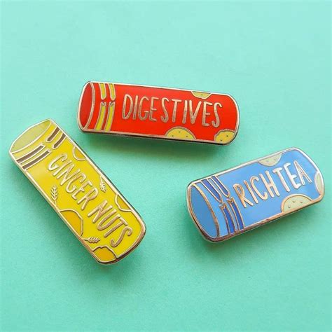 Biscuits Pin Cool Pins Pin And Patches Enamel Pins