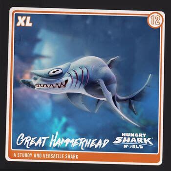There, blue crabs feast on mud crabs, oysters, fish and more. Great Hammerhead | Hungry Shark Wiki | Fandom powered by Wikia