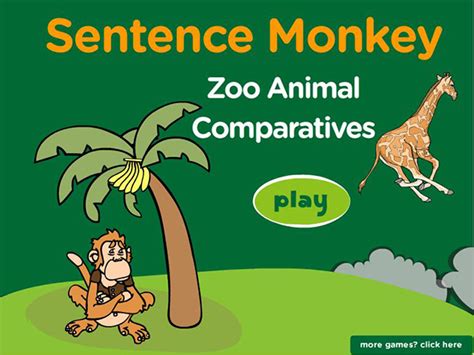 Mes games offers english games to learn adjectives as straight vocabulary, spelling, use in sentences and exercises for esl learners. Zoo Animal Comparatives | English-Guide.org