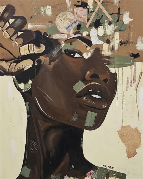 Artbymonday Identity Art Black Art Painting Afrocentric Art