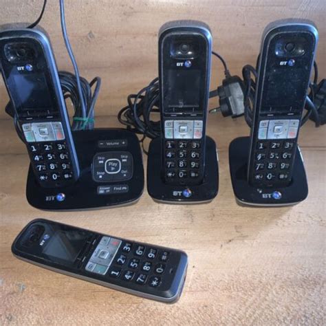 Bt 8500 Cordless Phone Trio With Spare Handset Ebay