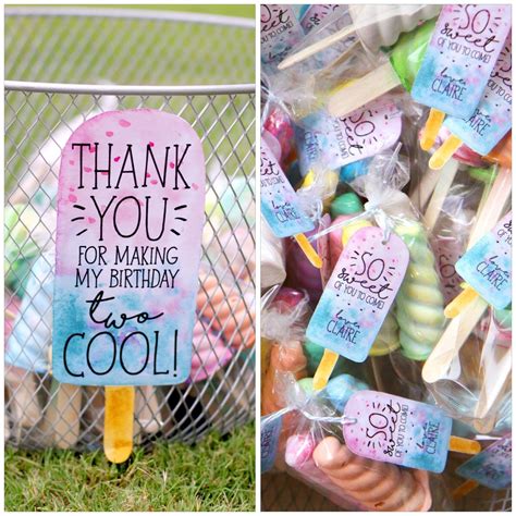 Popsicle Party Favors Popsicle Party Birthday Party Planning Kids