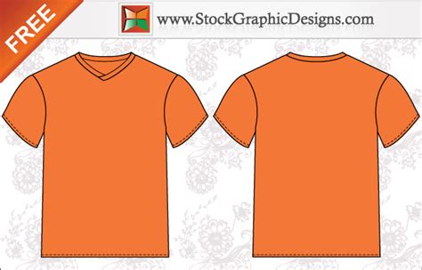 T Shirt Vector Template Illustrator At Collection Of