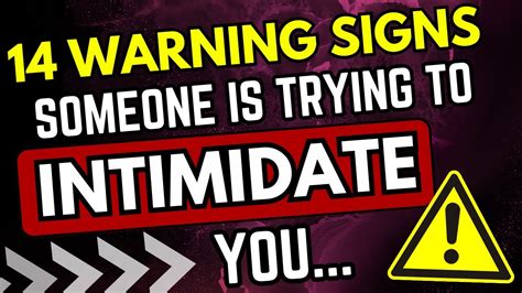 14 Warning Signs Someone Is Trying To Intimidate You (Psychological