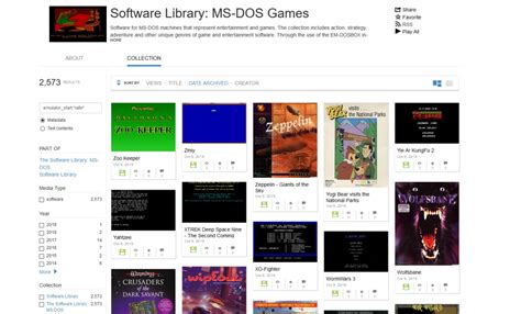 The Internet Archive Adds 2500 Ms Dos Games Ubergizmo