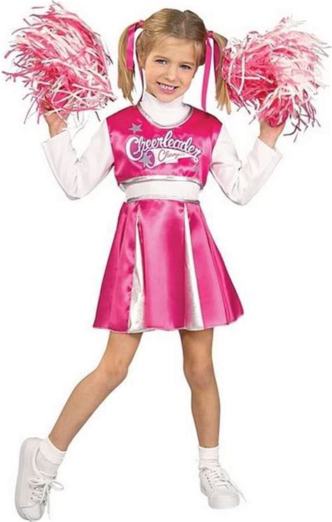 Precious Pink And White Cheerleader Champ Princess Costume Wbarbie Pom