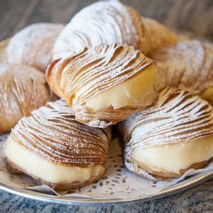 Italians, like the french and spanish, enjoy light breakfasts, usually consisting of an obligatory coffee or hot chocolate and one of a wide range of pastries. Authentic Italian Sfogliatelle | Recipe | Sfogliatelle ...