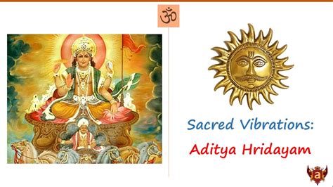 Aditya Hridayam The Most Powerful Hymn To Lord Sun Youtube