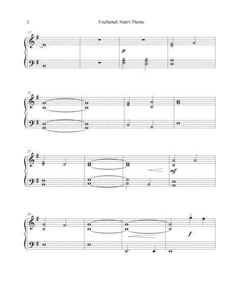 Uncharted Nate S Theme Easy Piano By Greg Edmonson Digital Sheet Music For Sheet Music