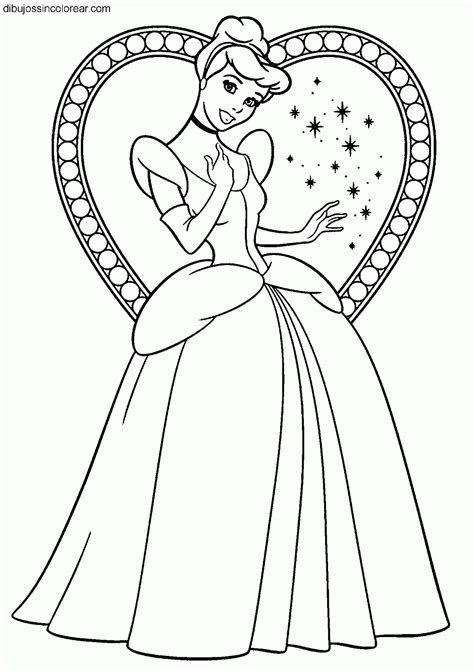 Princess Cenicienta Dibujo Princesa Para Pintar Princesas Para Colorear My XXX Hot Girl