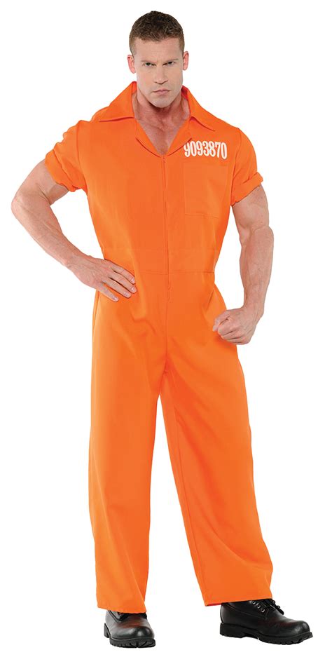 Mens Prisoner Costume Prisoner Costume Mens Costumes Prison Jumpsuit