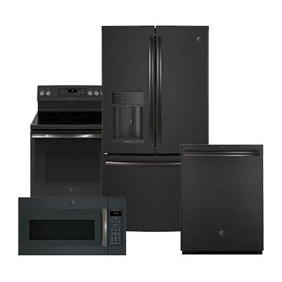 But we opened the package after 5 days to install, it was damaged. GE Black Slate Refrigerator 4-piece package | Slate ...