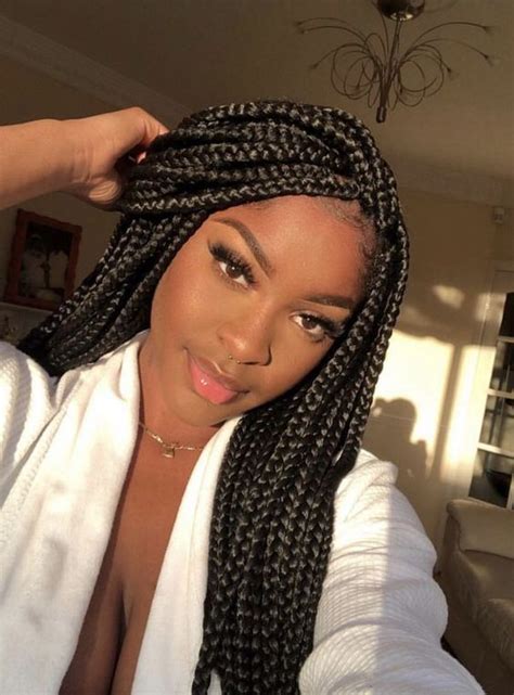 Black girls with short hair tend to appear more confident than those with long hair. 70 Best Popular Box Braid Hairstyles 2020 - Braids ...