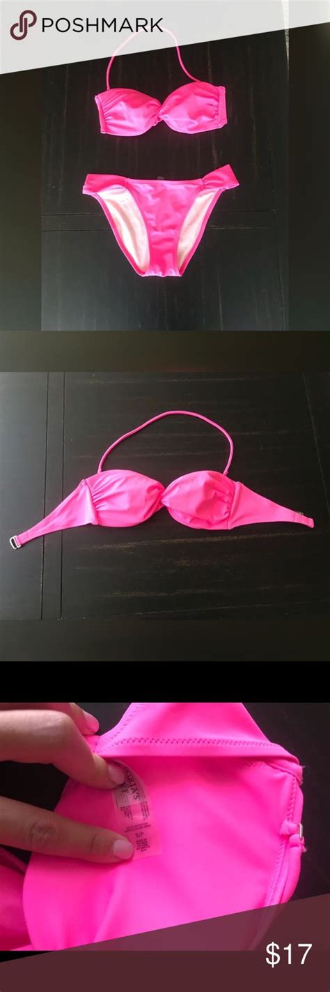 Victorias Secret Twist Bandeau Bikini Set Size S Bandeau Bikini Set