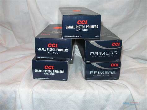 5000 Cci Small Rifle Primers 450 For Sale