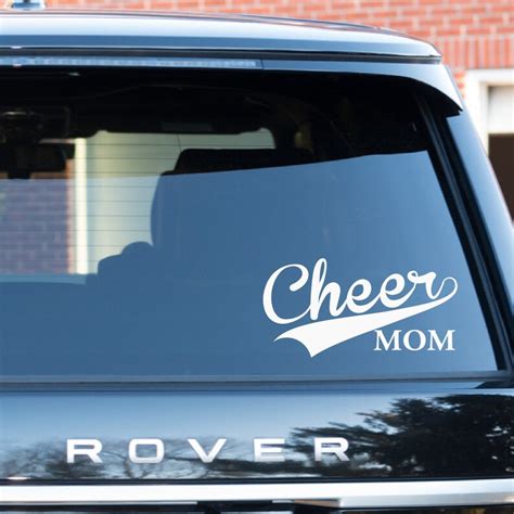 Cheer Mom Decal Sticker Cheer Mom Car Vinyl Decal Sport Decal Etsy