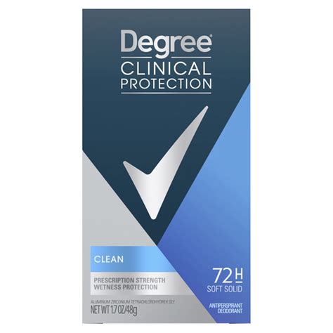 Save On Degree Men Clinical Antiperspirant Deodorant Clean Solid Order