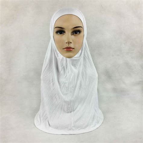 Best Sale Arab Muslim Luxury Comfortable Jersey Scarf Two Piece Amira