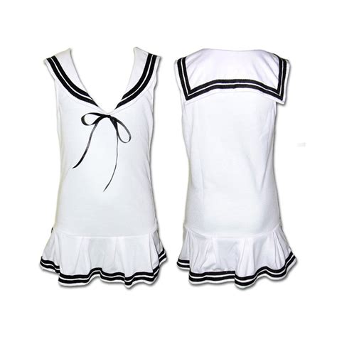 Pin Up Girl Dress White Sailor — Camden Shop