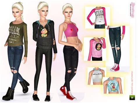 Back To School Set By Simsimay Sims 3 Downloads Cc Caboodle Sims 3