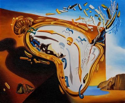 Salvador Dali Explosion Painting And Salvador Dali Explosion
